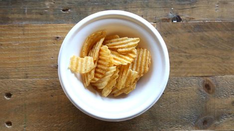 Fried green tomato chips (Photo: Nicole Antonuccio)